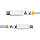 Avis StarTech.com Câble USB-C 60W Blanc - 2 m