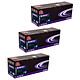 UPrint Pack de 3 toners compatibles Brother TN-241C / TN-245C (Cyan) Pack de 3 toners compatibles Brother TN241C et TN245C (1 400 pages à 5%)