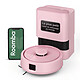 iRobot Roomba Mini (Rose) Robot aspirateur et laveur - mode aspiration ou lavage par lingettes jetables - navigation LiDAR ClearView avec détection des tapis - base de vidage automatique - format compact