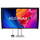 ASUS 31.5" QD-OLED - ProArt Display PA32UCDMR-K Ecran PC 4K - 3840 x 2160 pixels - 0.1 ms (gris à gris) - 16/9 - Dalle OLED - 240 Hz - DisplayHDR 400 True Black - Adaptive-Sync - Thunderbolt 4/DisplayPort/HDMI - Hub USB - Noir/Argent