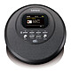 Lenco CD-500BK Reproductor de CD portátil - radio DAB+/FM - Bluetooth 5.0 - pantalla de 2" - autonomía de 8 horas