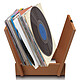 Lenco TTA-040BN Système de rangement jusqu'à 40 vinyles (Marron)