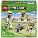 LEGO Minecraft 21592 L'Attaque du Désert du Poulet Chevauché Jouet - 6 Figurines dont Golem de Fer & Bébé Loup - Décoration de Chambre d'Enfant - Cadeau Gaming pour Garçon, Fille dès 9 ans ou Fan