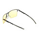 GUNNAR Echo (Amber 0.2) Lunettes de confort occulaire pour le jeu vidéo - demi-cerclé - anti-lumière bleue - revêtement de verre G-Shield
