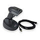 Brady Voyager Extreme Performance 1472g (Noir) Scanner de code barre sans fil 1D et 2D - Bluetooth - IP42 - USB - Câble 3 m + Station de charge