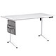 Advance Flexdesk White 160 Scrivania per gamer - lunghezza 160 cm - profondità 80 cm - altezza regolabile elettricamente 75-120 cm - piano effetto legno - gestione dei cavi integrata
