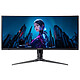 Acer 34" QD-OLED - Predator X34F1bmiipphuzx Ecran PC UltraWide WQHD - 3440 x 1440 pixels - 0.03 ms (GtG) - 21/9 - Dalle OLED incurvée - 360 Hz - DisplayHDR 500 True Black - FreeSync Premium Pro/G-SYNC Compatible - HDMI/DisplayPort/USB-C - Réglage en hauteur - Noir
