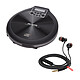 Aiwa PCP-850 Noir Lecteur CD portable compatible CD/CD-R/RW/MP3 - écran LCD - autonomie 8 heures - Jack 3.5 mm - USB-C