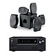 Onkyo TX-NR6100B Noir + Focal Sib Evo 5.1.2 Dolby Atmos Ampli-tuner Home Cinéma 7.2 - 175 Watts - Dolby Atmos/DTS:X - HDMI 8K - HDR - Wi-Fi/Bluetooth - AirPlay 2 - Multiroom + Pack d'enceintes 5.1.2 avec caisson de basse et technologie Dolby Atmos