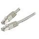 RJ45 Cat 6a F/UTP cable 1 m (Grey) Cat 6a network cable
