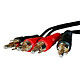Cable de audio 2 RCA (1 metro) Cable de audio 2 RCA macho / macho
