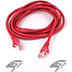 Belkin A3L791B50CM-REDS RJ45 Category 5e UTP cable 0.5 m (Red)