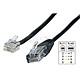 Adapter cable RJ11 male / RJ45 male (3 meters) RJ11/RJ45 cable