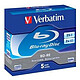 Verbatim BD-RE 25 Go 2x (par 5, boite) Verbatim BD-RE 25 Go certifié 2x (pack de 5, boitier standard)