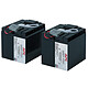 APC RBC55 Lot de deux batteries de remplacement pour APC SUA3000I, SUA2200I, SMT2200I et SMT3000I
