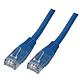 RJ45 Cat 6 U/UTP cable 3 m (Blue) Cat 6 network cable