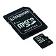 Kingston microSDHC 16 GB Class 4 Carte mémoire microSDHC UHS-I U1 16 Go avec adaptateur SD