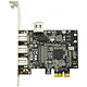 PCI-Express controller card with 4 FireWire 800 ports (1 internal) PCI-Express controller card with 4 FireWire 800 ports (1 internal)