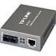 TP-LINK MC210CS  TP-LINK MC210CS - Convertidor de fibra óptica monomodo de cobre a SC RJ45 Gigabit