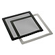 Filtre à poussière magnétique carré 140 mm (cadre noir, filtre noir) Filtre à poussière magnétique carré 140 mm (cadre noir, filtre noir)