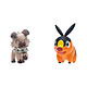 Pokémon - Pack 2 figurines Battle Figure Set Gruikui, Rockruff Pack de 2 figurines Pokémon Battle Figure Set Gruikui, Rockruff.