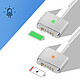 Avizar Chargeur Macbook Magsafe 2 Magnétique Charge Rapide 45W Indicateur LED  Blanc pas cher
