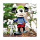 Disney - Figurine Supersize Brave Little Tailor Mickey Mouse 40 cm pas cher