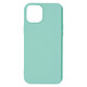 Avizar Coque iPhone 13 Mini Silicone Semi-rigide Finition Soft-touch turquoise - Coque de protection spécialement conçue pour iPhone 13 Mini.