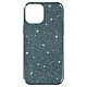 Avizar Coque iPhone 14 Paillette Amovible Silicone Semi-rigide Bleu - Coque à paillettes spécialement conçue pour votre Apple iPhone 14