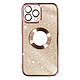 Avizar Coque pour iPhone 13 Pro Max Paillette Amovible Silicone Gel  Rose Gold - Une coque design de la série Protecam Spark, pour iPhone 13 Pro Max