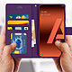 Avis Avizar Housse Samsung Galaxy A70 Etui Portefeuille Support Vidéo Porte-carte violet