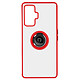 Avizar Coque pour Xiaomi Poco F4 GT Bi-matière Bague Métallique Support Vidéo  rouge - Coque de protection avec un anneau de maintien conçue spécialement pour votre Xiaomi Poco F4 GT