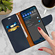 Acheter Avizar Housse Samsung Galaxy S21 Folio Portefeuille Support Vidéo Dragonne Bleu nuit