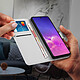 Avizar Étui Samsung Galaxy S10 Lite Élégant Compartiment Carte Support Vidéo blanc pas cher