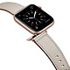 Avizar Bracelet pour Apple Watch 41mm et 40mm et 38 mm Cuir véritable  Beige pas cher