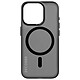 Decoded Coque MagSafe pour iPhone 15 Pro Max Robuste Contour antidérapant  Grip Case Noir