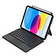 Gecko Folio clavier pour compatible iPad 10.9 (2022 - 10th gen) Etui folio avec clavier Bluetooth intégré