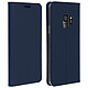 Dux Ducis Housse pour Galaxy S9 Folio Portefeuille Fonction Stand Bleu nuit Etui folio Bleu Nuit en Eco-cuir, Galaxy S9