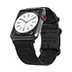 Evetane Bracelet en nylon pour Apple Watch (42/44/45/49 mm) Noir Bracelet en nylon pour Apple Watch (42/44/45/49 mm) Noir