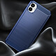 Avis Avizar Coque pour Samsung Galaxy A05 Effet Carbone Silicone Flexible Antichoc  Bleu Nuit