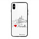 LaCoqueFrançaise Coque iPhone X/Xs Coque Soft Touch Glossy J'aime Marseille Design Coque iPhone X/Xs Coque Soft Touch Glossy J'aime Marseille Design