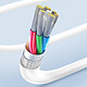 Acheter Avizar Cable Lightning Charge rapide Transfert De Données Longueur 1m  Blanc