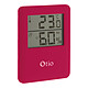 Thermomètre Hygromètre magnétique à écran LCD - Rose - Otio Thermomètre Hygromètre magnétique à écran LCD - Rose - Otio