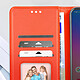 Avis Avizar Étui pour Samsung Galaxy A54 5G Portefeuille Multi-compartiments Support Vidéo  Rouge