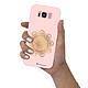 LaCoqueFrançaise Coque Samsung Galaxy S8 Silicone Liquide Douce rose pâle Mandala Or pas cher