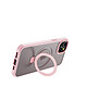 Acheter Muvit Coque pour iPhone 15 Plus avec Anneau Fonction Stand MagSafe Rose