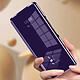 Acheter Avizar Étui Clear View pour Samsung Galaxy Z Fold 5 Clapet Miroir Fonction Support  Violet