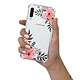 Evetane Coque Samsung Galaxy A50 anti-choc souple angles renforcés transparente Motif Fleurs roses pas cher