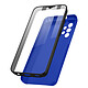 Avizar Coque Samsung Galaxy A32 Arrière Rigide et Avant Souple bleu - Protection 360° spécialement conçue pour Samsung Galaxy A32, enveloppant votre smartphone dans son intégralité