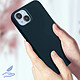 Acheter Avizar Coque pour iPhone 14 Plus Silicone Semi-rigide Finition Soft-touch Fine  bleu nuit